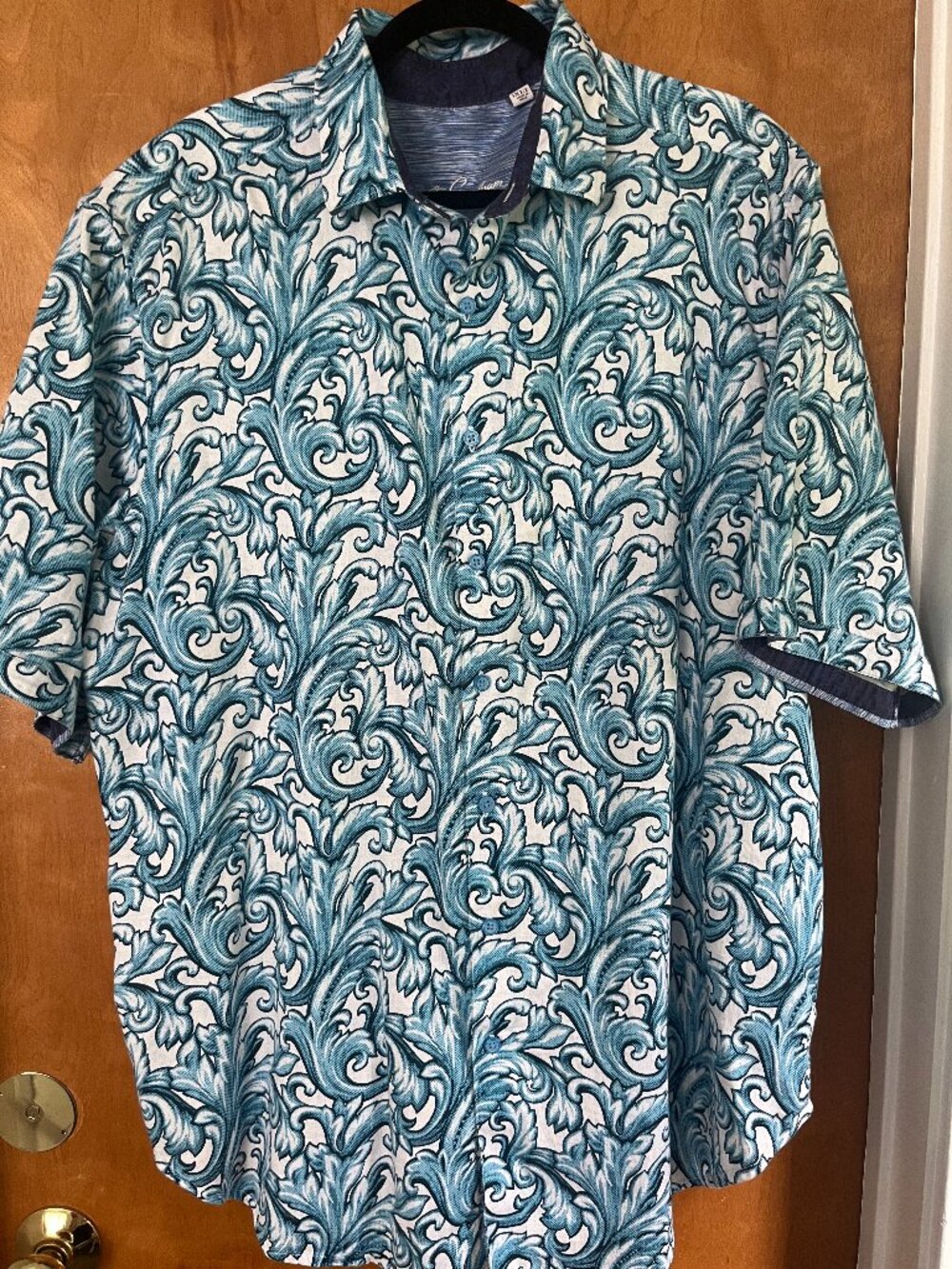 mens short sleeve shirt, Robert Graham, 1XLT